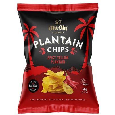 Olu Olu Plantain Chips Chilli single / carton