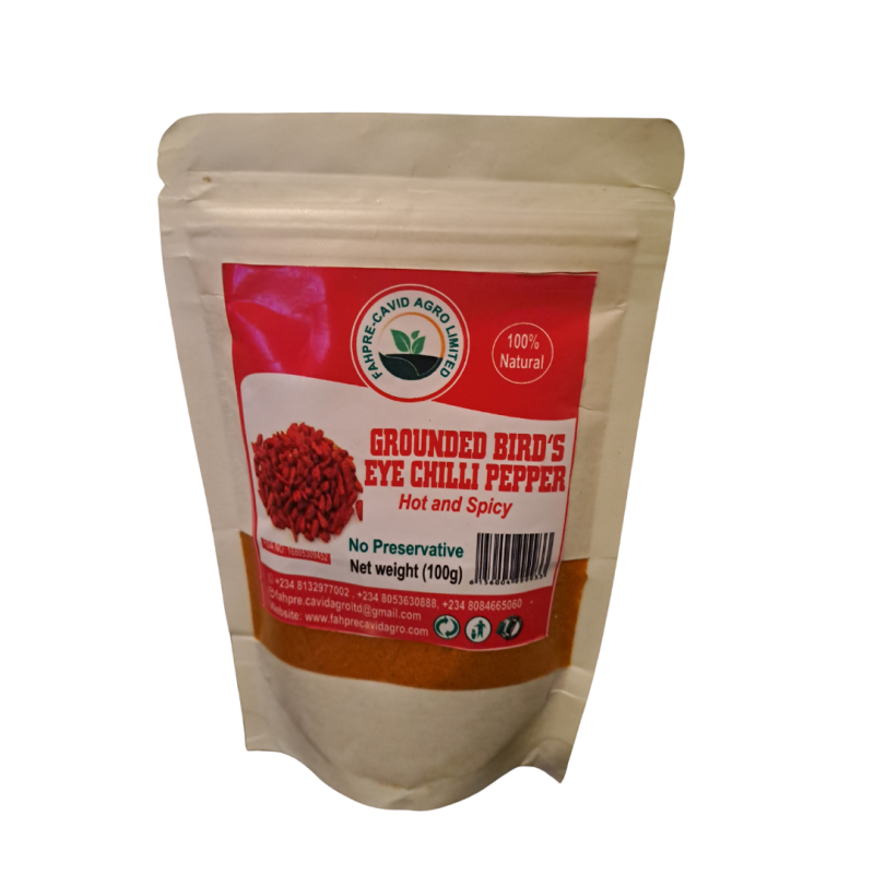 Chilli Pepper Red Hot Ground Bird's Eye 100g - made by FAHPRE-CAVID