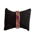 Purple Assorted Agate Bracelets