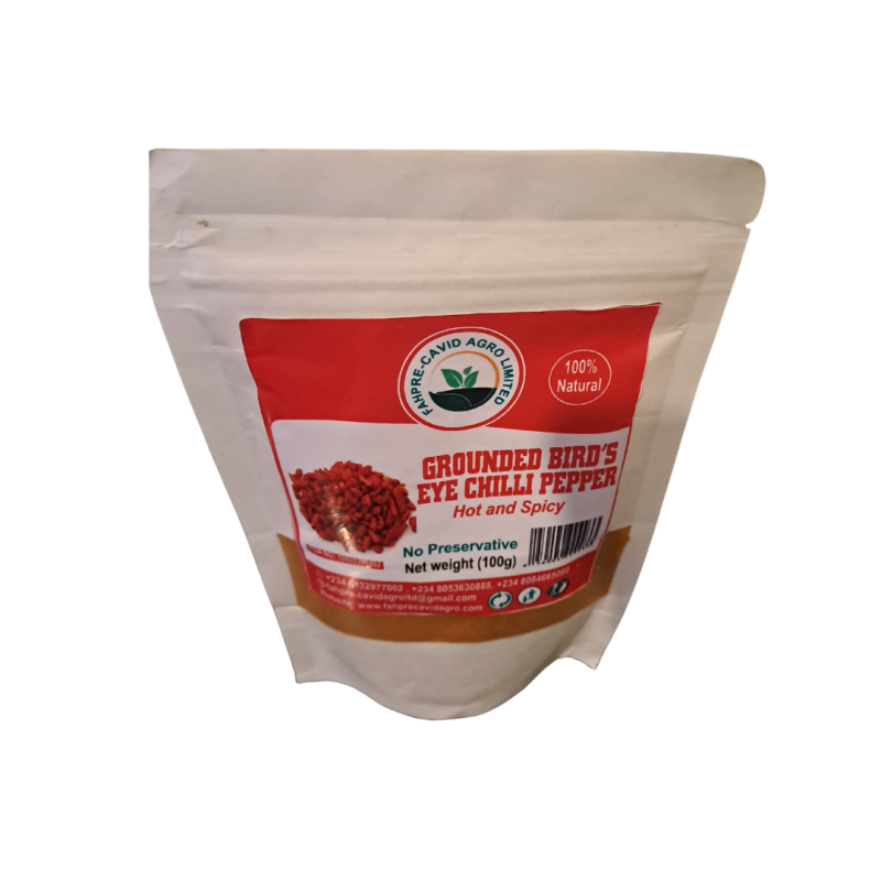 Chilli Pepper Red Hot Ground Bird's Eye 100g - made by FAHPRE-CAVID